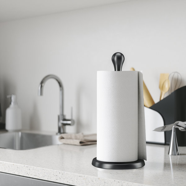 Umbra Tug Modern Stand Up Paper Towel Holder Easy OneHanded Tear